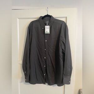 H&M Charcoal Button-Down Shirt